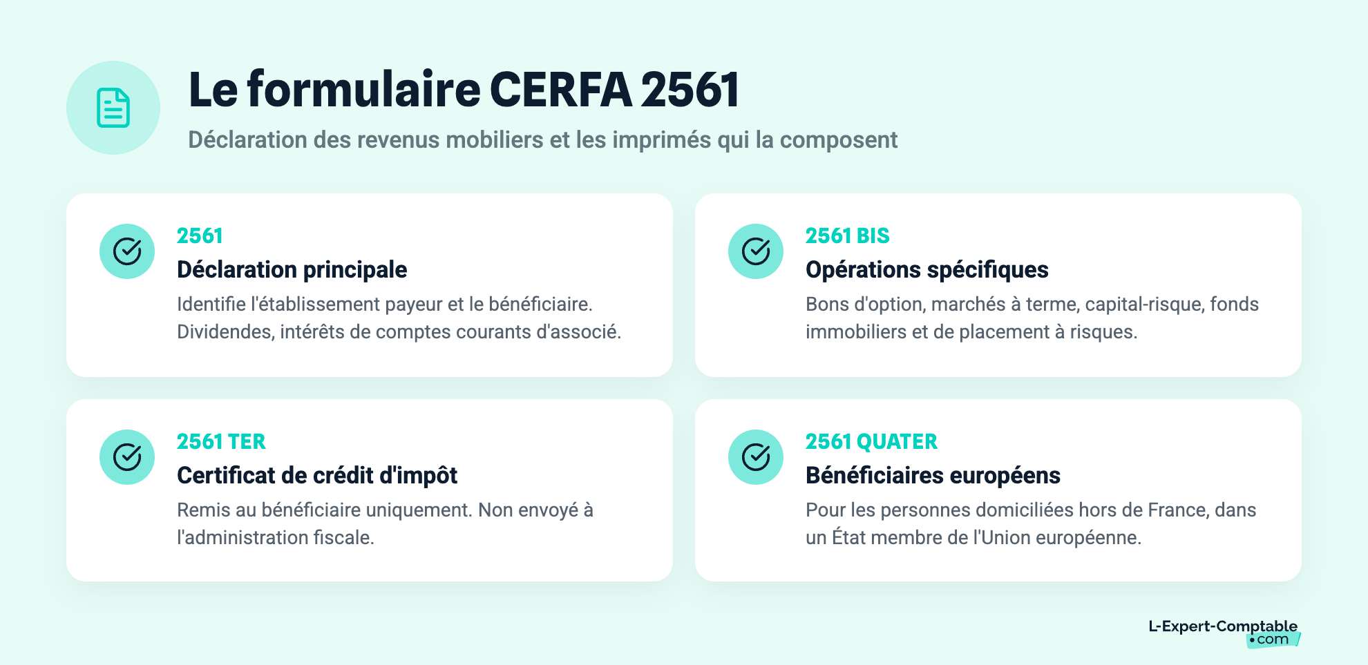 Le formulaire CERFA 2561